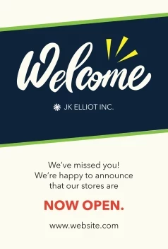 Welcome Back Business