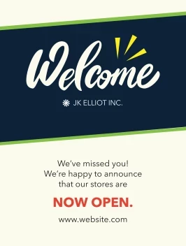 Welcome Back Business