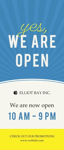 Yes We Are Open