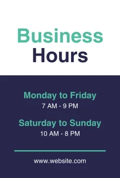 Business Hours Info