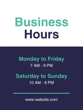 Business Hours Info
