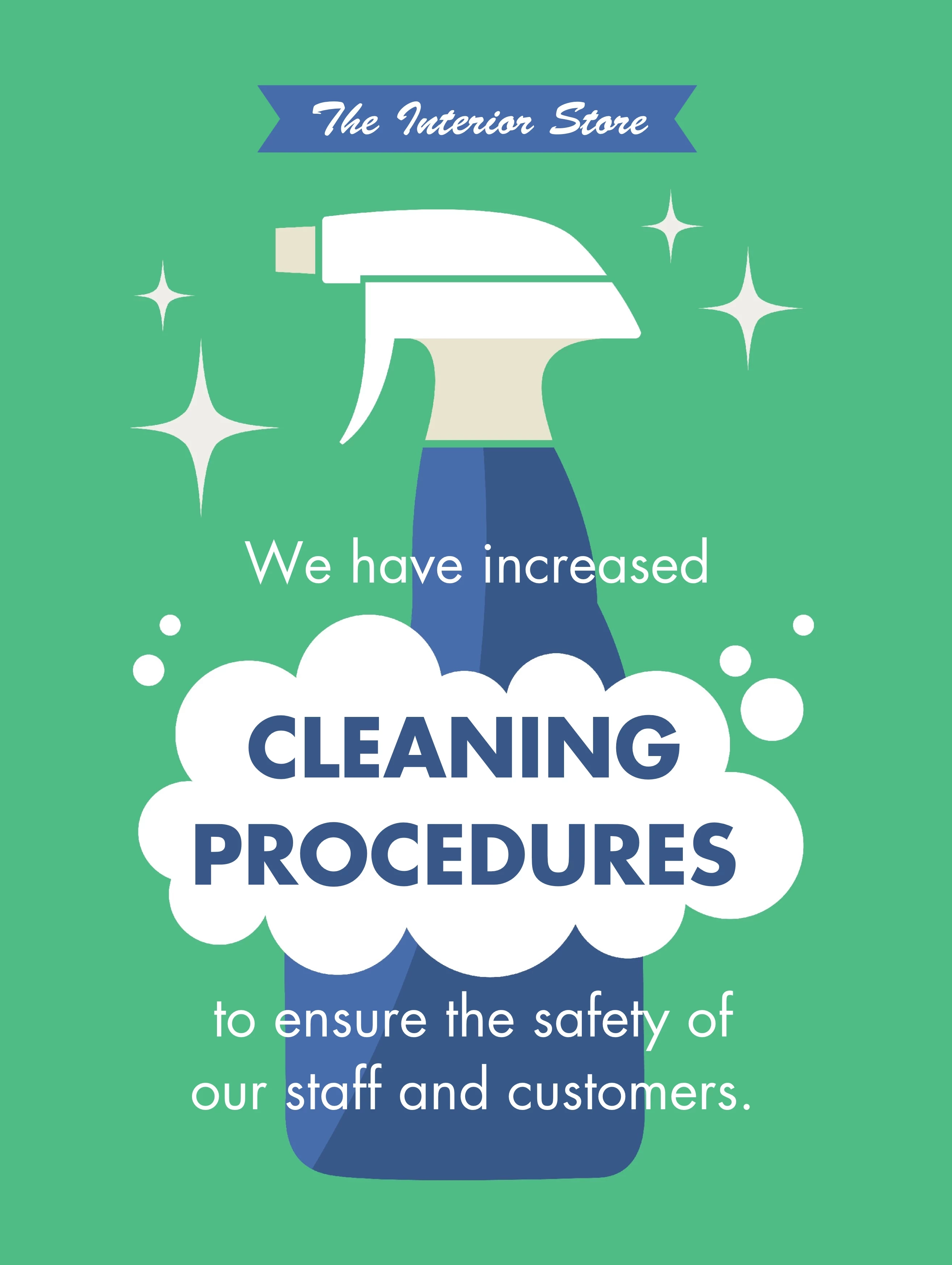 New Cleaning Procedures
