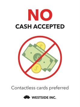 No Cash Accepted