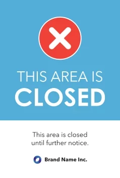 Area Is Closed