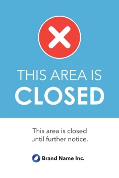 Area Is Closed