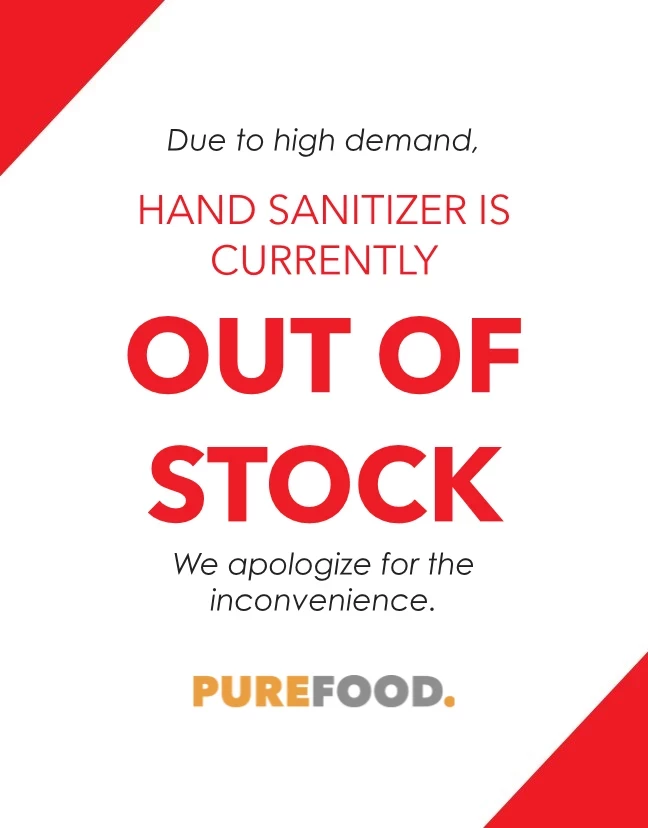 Store Out Of Stock