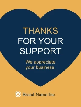 Thanks For Your Support