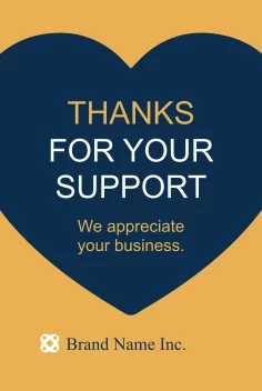 Thanks For Your Support