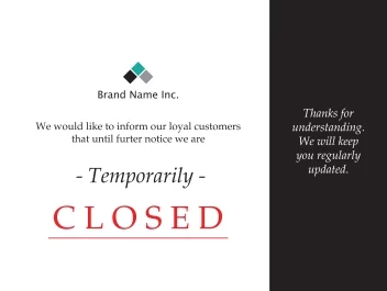 Temporarily Closed