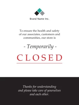 Temporarily Closed