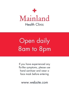 Health Clinic Hours
