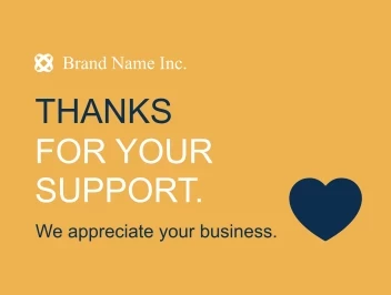 Thanks For Your Support