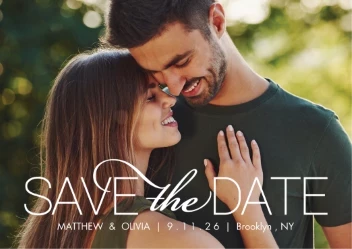 Classy Save the Date