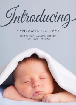 Introducing Our Baby