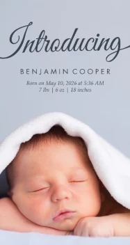 Introducing Our Baby