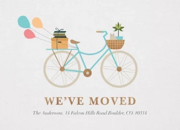 We've Moved Bike Aperture