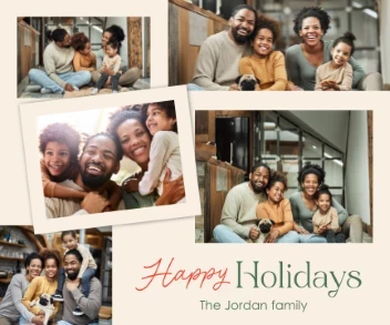 Modern Happy Holiday Collage