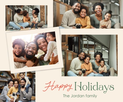 Modern Happy Holiday Collage