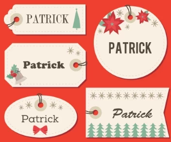Name Tag Holiday