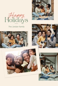 Modern Happy Holiday Collage