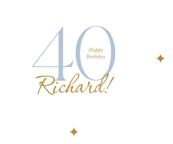 Milestone Birthday Stars