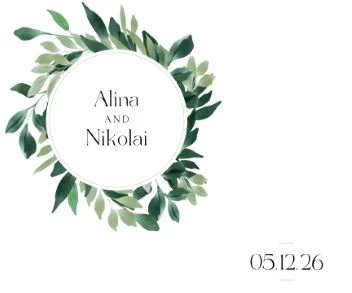 Serene Leaves Wedding