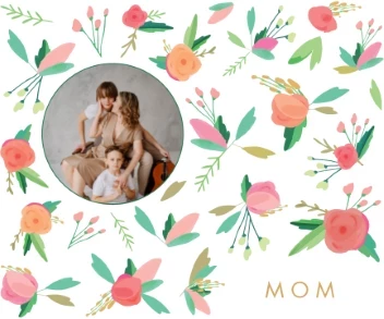 Mom & Flower Pattern