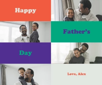 Father's Day Color Blocks