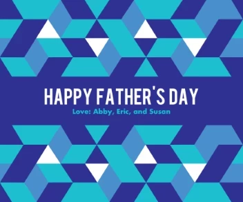 Geometric Father's Day