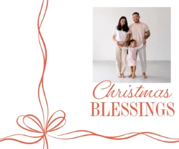 Christmas Blessings Bow