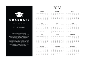 Grad Calendar 2026
