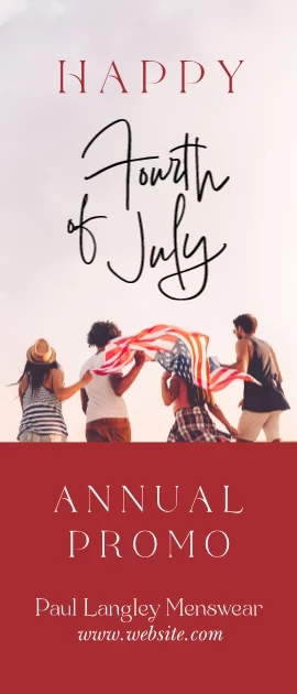 Fourth Of July Modern Message