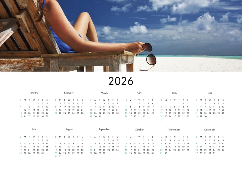 Travel Calendar 2026