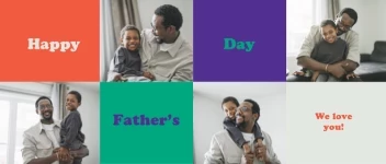 Father's Day Color Blocks