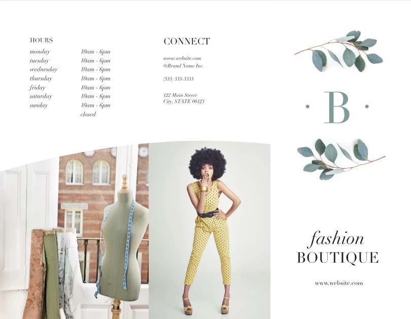 Boutique Photo Leaves