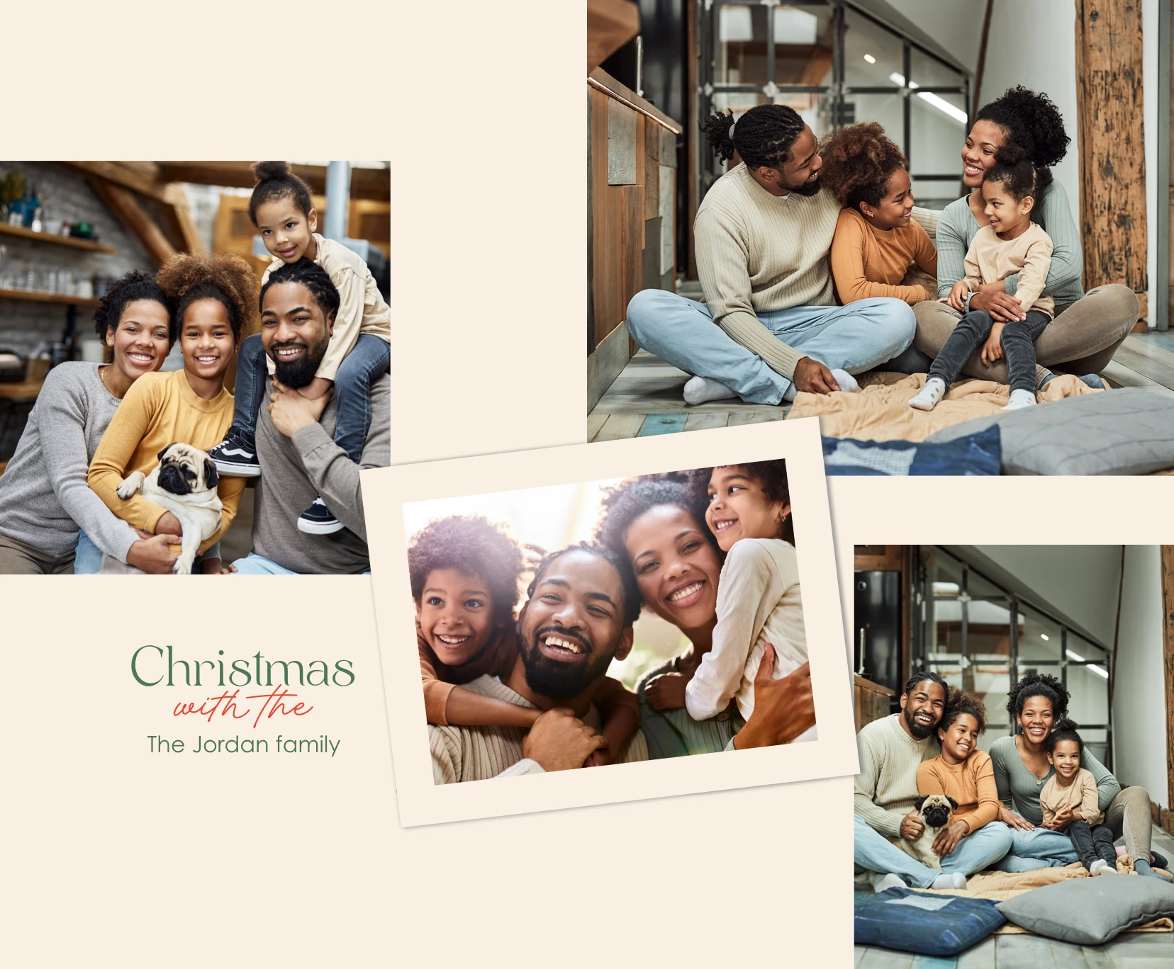 Modern Happy Holiday Collage