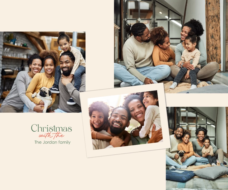 Modern Happy Holiday Collage