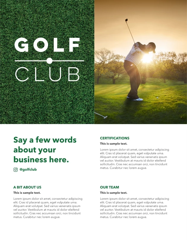 Golf Grass Texture