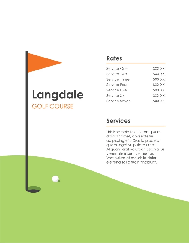 Golf Illustration