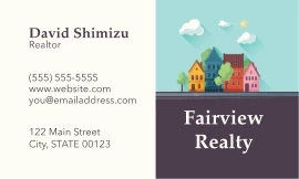 Real Estate Illustration Houses