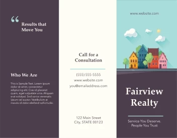 Real Estate Illustration Houses