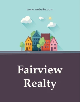 Real Estate Illustration Houses