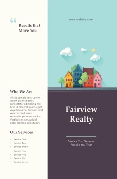 Real Estate Illustration Houses