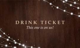 Fairy Lights Drink Ticket