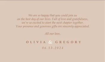 Floral Swirl Thank You