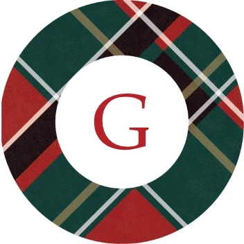 Holiday Plaid Frame