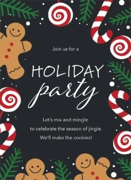 Ginger Cookie Candy Border