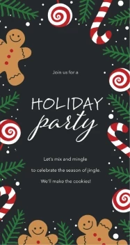 Ginger Cookie Candy Border