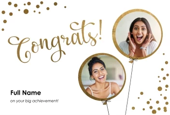 Congrats Balloon Apertures