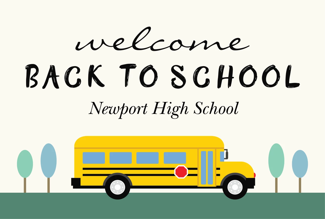 School Bus Illustration